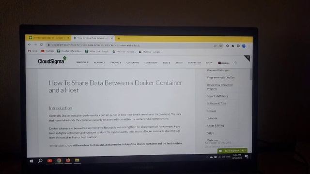 How To Share Data Between a Docker Container and a Host смотреть онлайн
