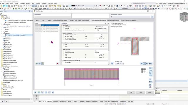 [EN-US] FAQ 005409 | Как учесть армирование поверхности (плиты) в расчете ребра (тавровой балки)? смотреть онлайн