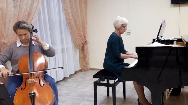 Камерный ансамбль МАУДО "ДШИ им. Р.Н. Розен", Оксана Преловская (ф-но), Ирина Калашникова (виол.) смотреть онлайн