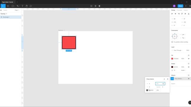 Figma Basic Tutorial [Create Rectangle Border Shadow] смотреть онлайн