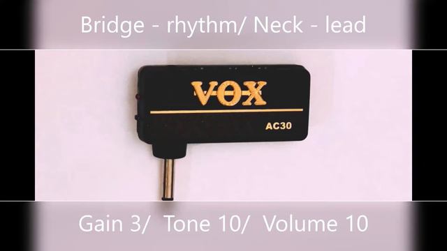 Vox AC30 headphone guitar amp (recording/demo) смотреть онлайн