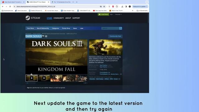 How to fix “A Connection error occurred returning to your world” in DARK SOULS 3 смотреть онлайн