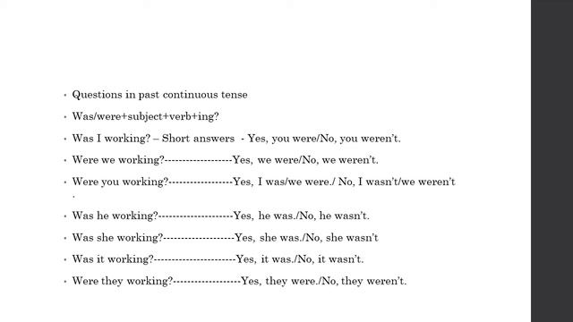 Past Continuous Tense смотреть онлайн