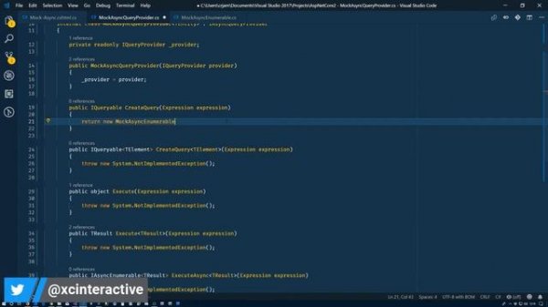 Mock Entity Framework Async Operations #25 - Asp.Net Core 2