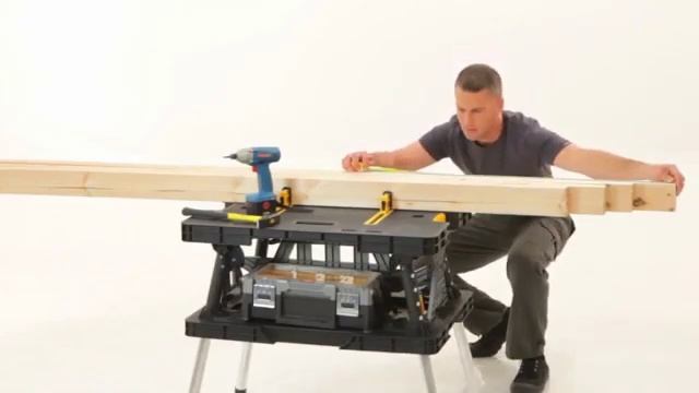 Keter Folding Work Table with Two Adjustable Clamps 1000 Lb. Capacity Model #17182239 смотреть онлайн