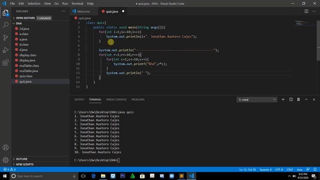 How to make multiplication Table using for loop in Java смотреть онлайн