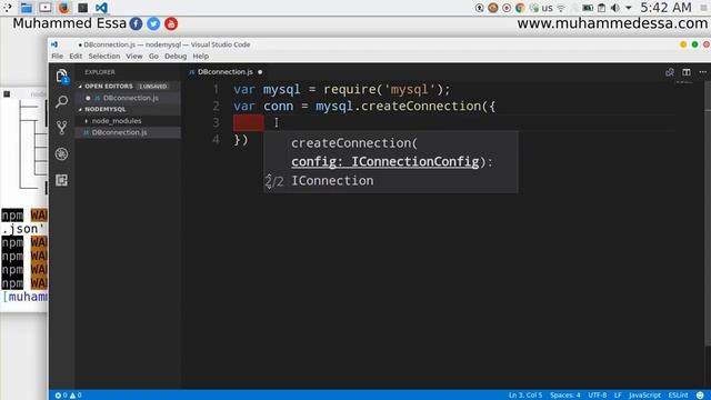 6 NodeJS and MySQL connection смотреть онлайн