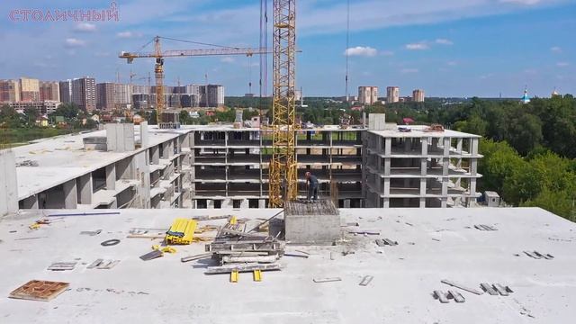 Динамика строительства ЖК "Столичный-Юг"| Август 2020 смотреть онлайн