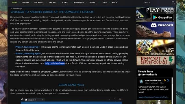 PLAYER MADE SKINS Huge Update Changes Coming To Ark Survival Ascended смотреть онлайн