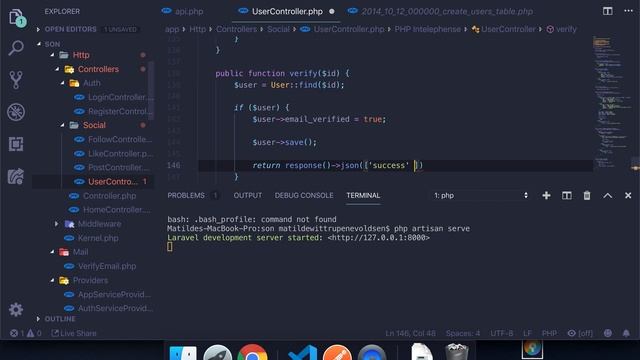 #Laravel how to make a social network with #Vue | Verify Email Part 3 смотреть онлайн