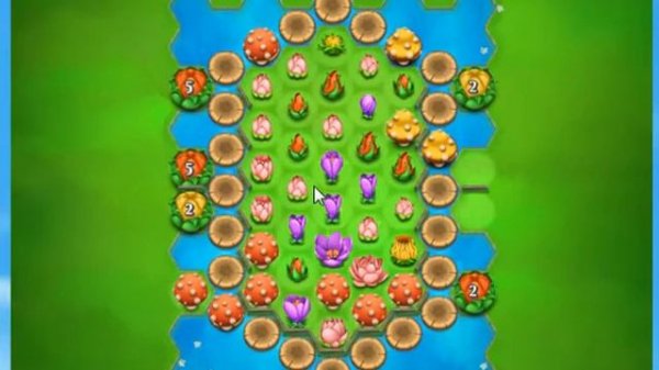 Blossom Blast Saga Level 516 No Boosters