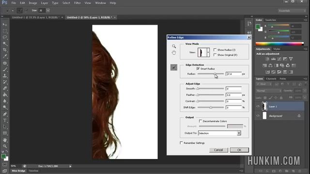 Photoshop CS6 Tutorial - Hair Extraction (Green Screen Chroma Key) смотреть онлайн
