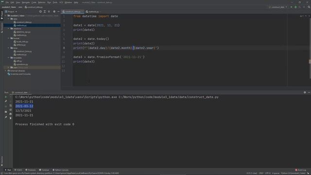 PYTHON MODULES - ΜΑΘΗΜΑ 3.1 - DATETIME - Μέρος 1 από 5 - Η κλάση date смотреть онлайн