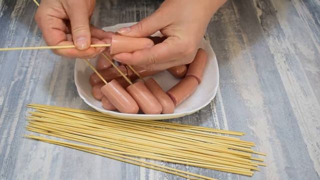 Корн дог или соска в тесте. Легко, быстро, вкусно. смотреть онлайн