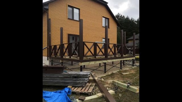 Пристройка веранды к дому. От проекта до реализации! смотреть онлайн