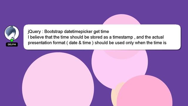 jQuery : Bootstrap datetimepicker get time смотреть онлайн