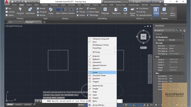 TIPS COMO CENTRAR UN OBJETO EN AUTOCAD смотреть онлайн