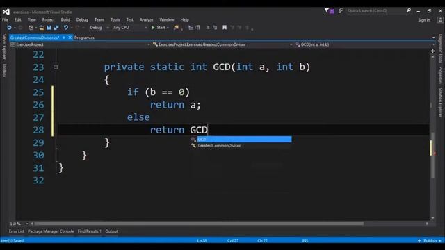 greatest common divisor in c# смотреть онлайн