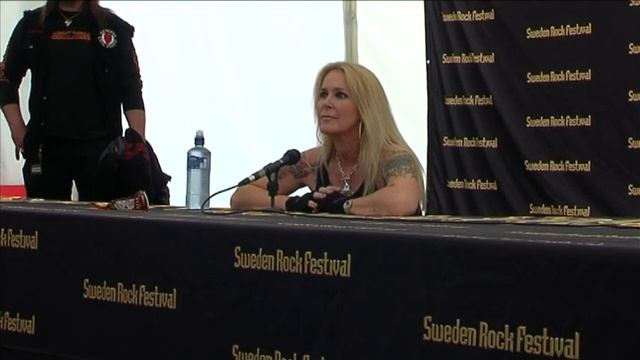 Lita Ford press conference - Sweden Rock Festival 2009 (part 1/2) смотреть онлайн