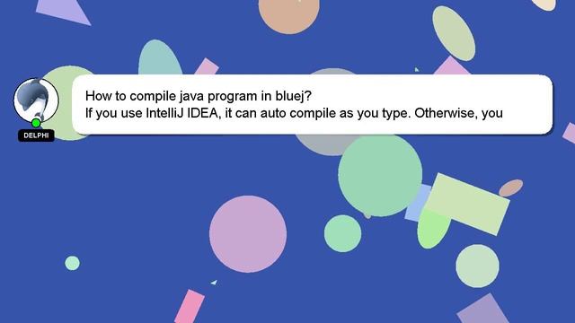 How to compile java program in bluej? смотреть онлайн