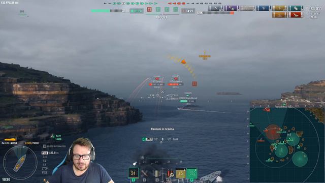 CORAZZATA ITALIANA RUGGIERO DI LAURIA ⚓WORLD OF WARSHIPS ITA⚓ смотреть онлайн