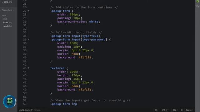 How to create a popup contact form using PHP, HTML, And CSS смотреть онлайн