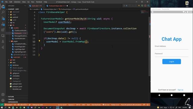 Making a Chat App in Flutter v2 #6 | User Persistence & HomePage UI | Hindi смотреть онлайн