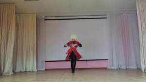 Грузинский народный танец "Лезгинка" Соло. Хореографический коллектив "Ирис".