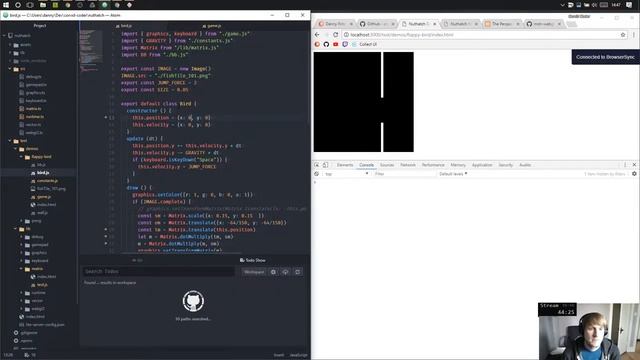 Matrix Projection - Day 17 - Nuthatch Game Engine смотреть онлайн
