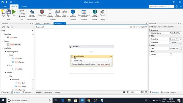 Basic Logging in UI Path || Write Text File || Append Line смотреть онлайн
