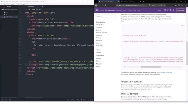 Mudey Formation | Cours 2 Bootstrap Mise en place de Bootstrap смотреть онлайн