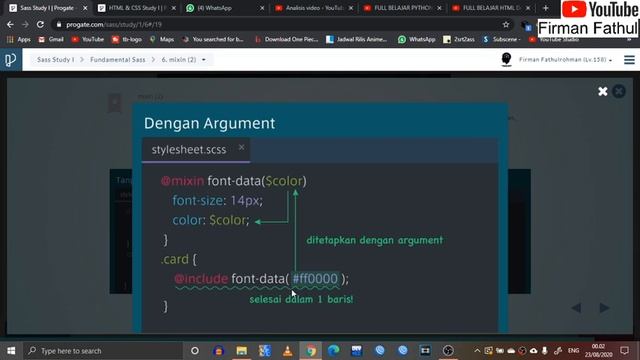 #4 Dasar Penggunaan SASS MIXIN смотреть онлайн