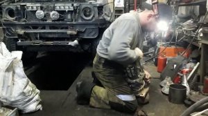 Установка диодных фар на pajero)