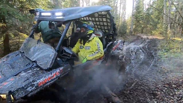 Осенний гряземес на квадроциклах. Конаково, левый берег Волги смотреть онлайн