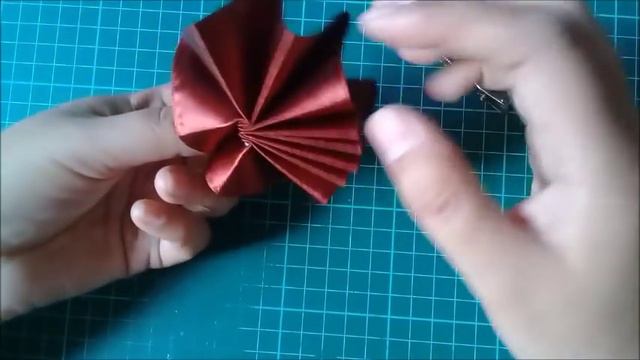 Flor de listón satinado / ribbon flower step by step смотреть онлайн