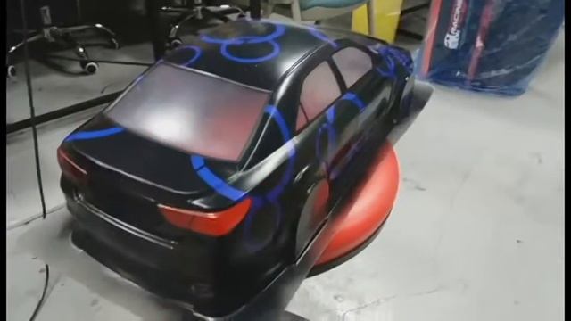 1/10 드립 바디 drip body painting 바디 도색 www.rcfactory.net смотреть онлайн