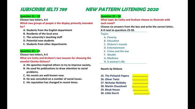 Festival Information Ielts Listening 2021 (Camb 15 Lis 2)