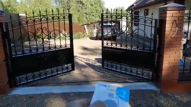 Кованые ворота [Откатные ворота] смотреть онлайн