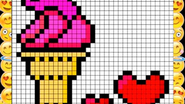 ФОТО РИСУНКИ ПО КЛЕТОЧКАМ///1 ЧАСТЬ!!! смотреть онлайн