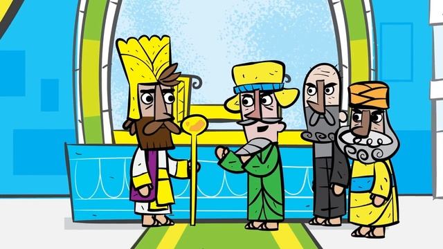 "Бог защитил Даниила" // видеоурок для детей 2-4 лет смотреть онлайн