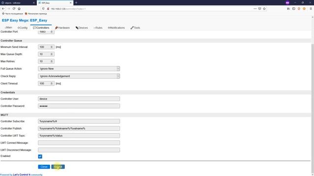 Esp8266 MQTT: управляемое с сервера устройство за 5 минут смотреть онлайн