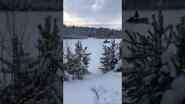 Покатушки на снегоходе brp смотреть онлайн