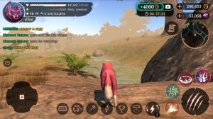 Симулятор Волка #5 Лесной и Розовый волк в Обновлении. Тропический лес The Wolf на пурумчата