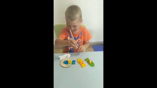 Развивающие игрушки - Рыбалка - тренируем два полушария смотреть онлайн