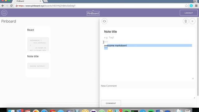Pinboard App Presentation смотреть онлайн