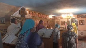 Воскресная служба//сельский храм//благодать