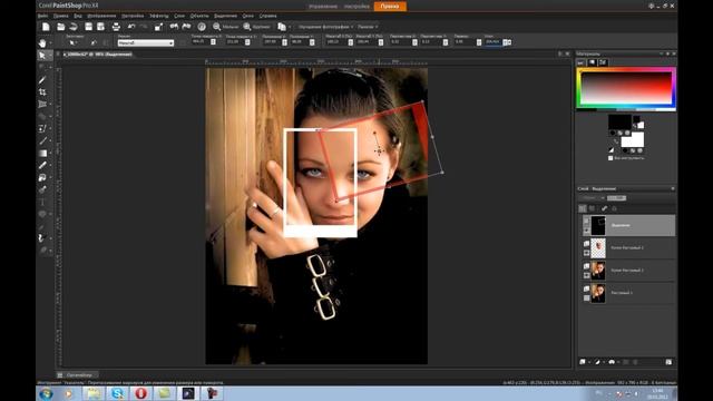 Corel Paint Shop Pro X4-Создание коллажа. смотреть онлайн