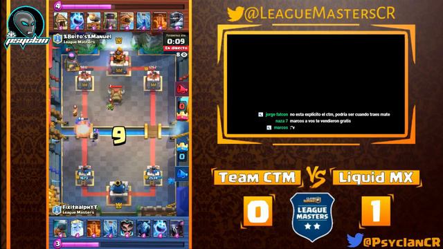 League Masters - Grupo C / Team CTM Vs Liquid MX - Clash Royale смотреть онлайн