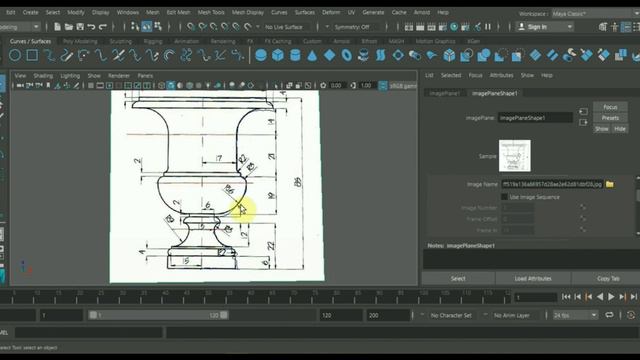 MAYA 2018 эксперимент по созданию вазы смотреть онлайн