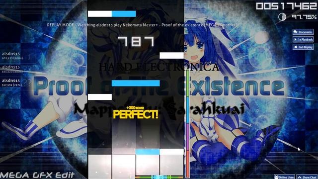 [Osu! Mania] Nekomata Master+ - Proof of the existence [MEGA's Another] смотреть онлайн